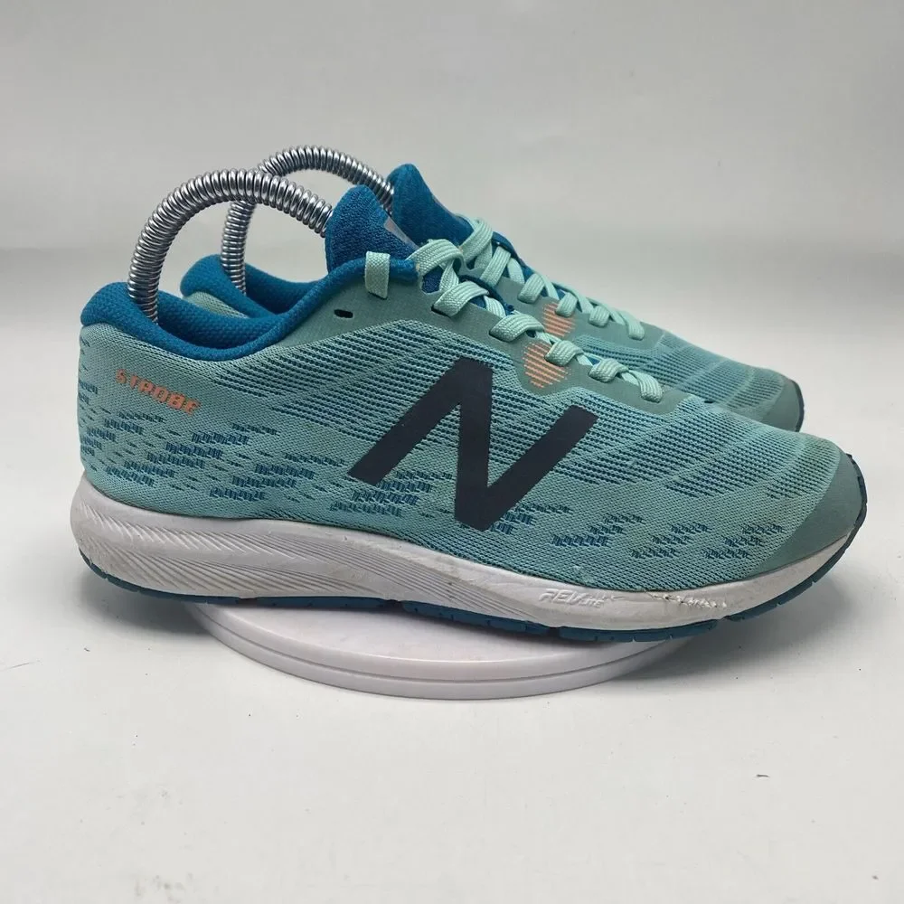 New Balance Shoes Women Size 7.5 Strobe Teal Blue Athletic Running 3823 - Picture 2 of 16